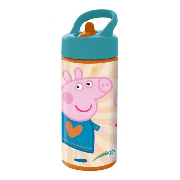 Wasserflasche Peppa Wutz Having fun Rosa