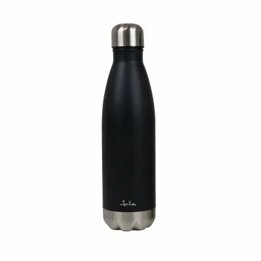 JATA HTER1011 Thermosflasche Schwarz 500 ml Edelstahl isoliert auslaufsicher langlebig JATA Teekannen  Thermosflasche f�r unterwegs, Edelstahl Thermo