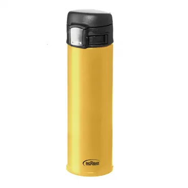 Thermoflasche aus Edelstahl Inoxibar Gelb 300 ml