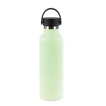 Trinkflasche Getr�nkeflasche Mehrwegflasche Wasserflasche Safta Verde hoja Silik