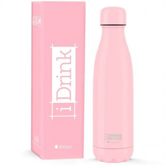 Itotal Thermosflasche Trinkflasche iTotal Rosa Edelstahl 500 ml