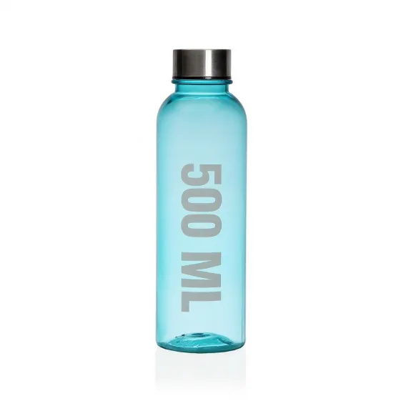 Wasserflasche Blau 500 ml Stahl polystyrol