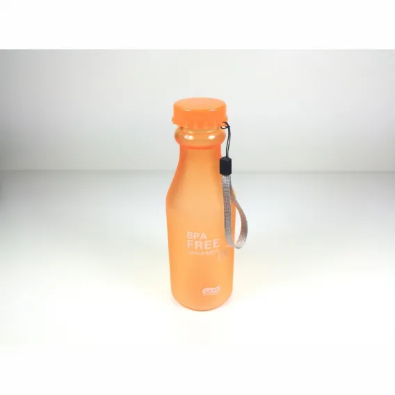 Wasserflasche BPA-frei 550ml Wasser-Trinkflasche Sport Tritan orange